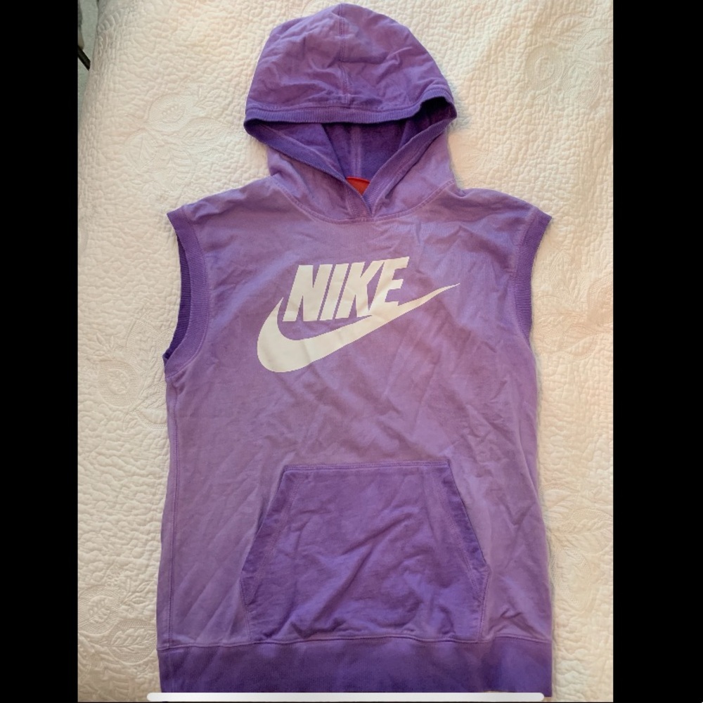 Nike sleeveless hoodie/sweatshirt vest NWOT